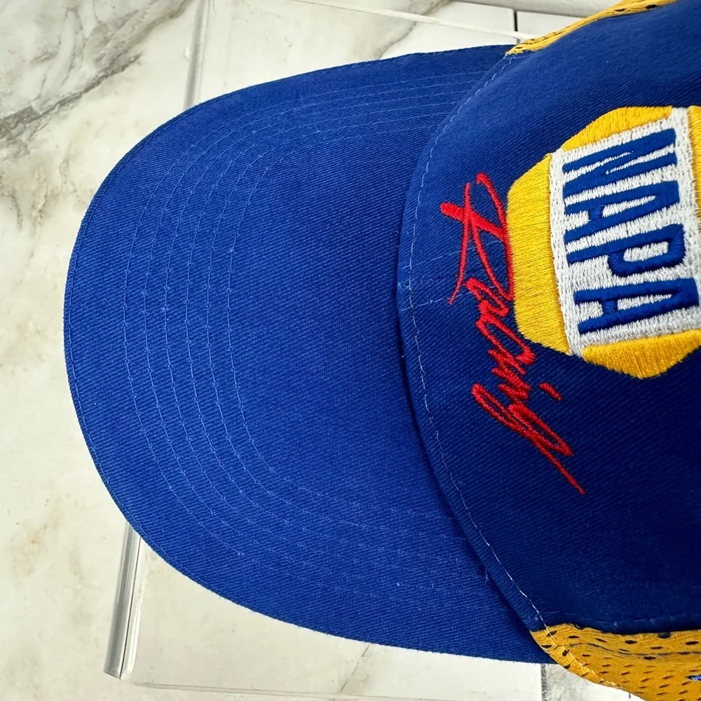 Team NAPA Racing Blue & Gold Hat Cap Adjustable Sports